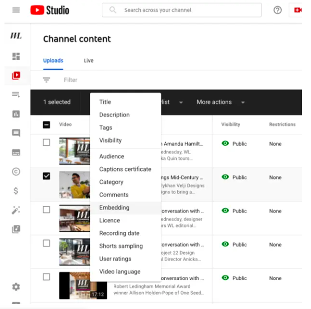 YouTube Studio中嵌入的频道内容.png